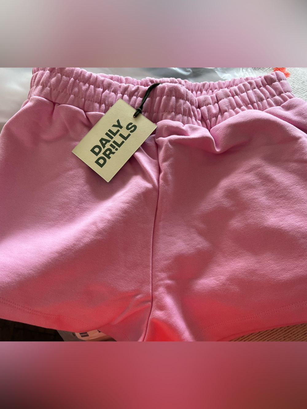Daily Drills Taffy Elastic-Waist Shorts M/L